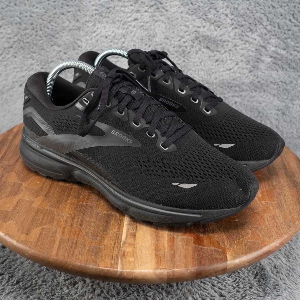 Brooks Ghost 15 Black Wide Running Shoes Size 9.5 Women's